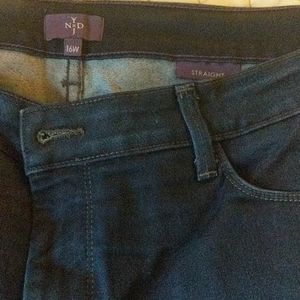 NYDJ straight dark denim jeans